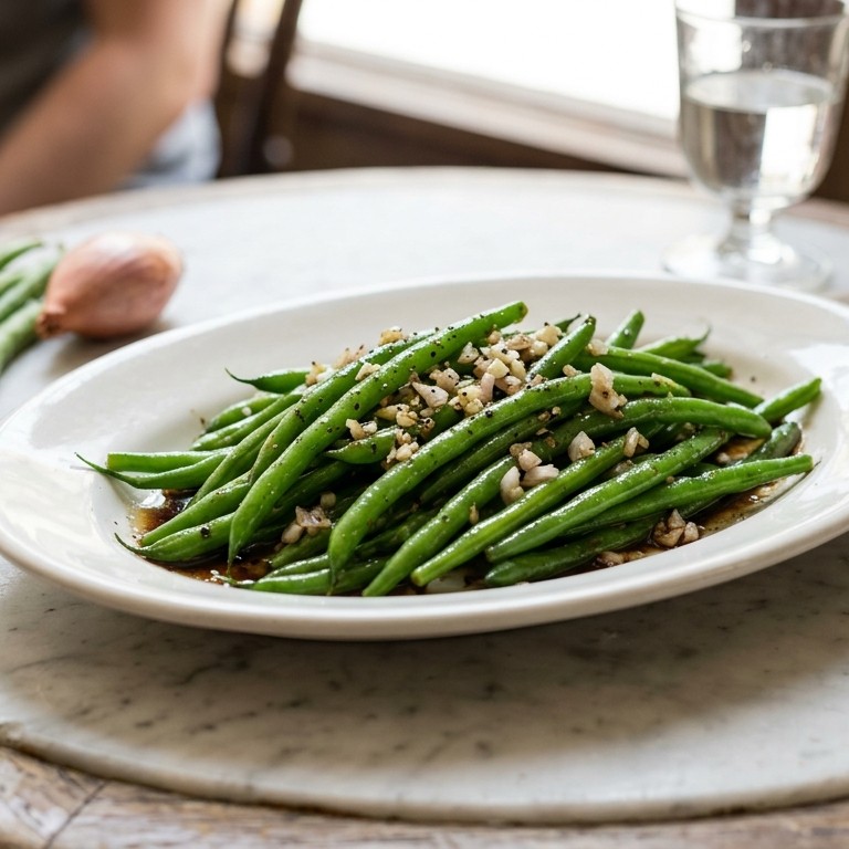 Haricots verts met balsamicodressing recept