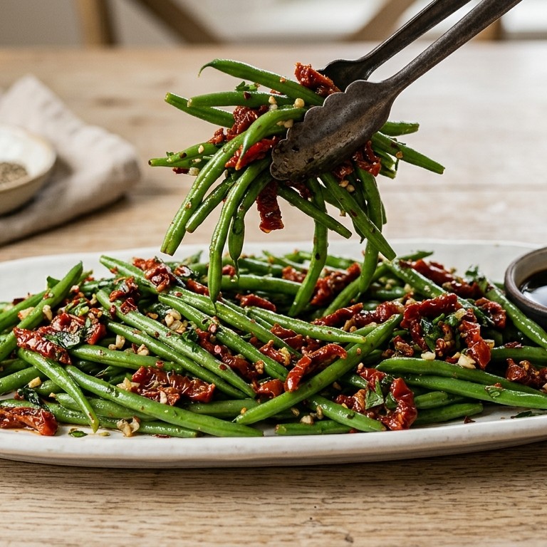 Haricots verts met tomaat recept