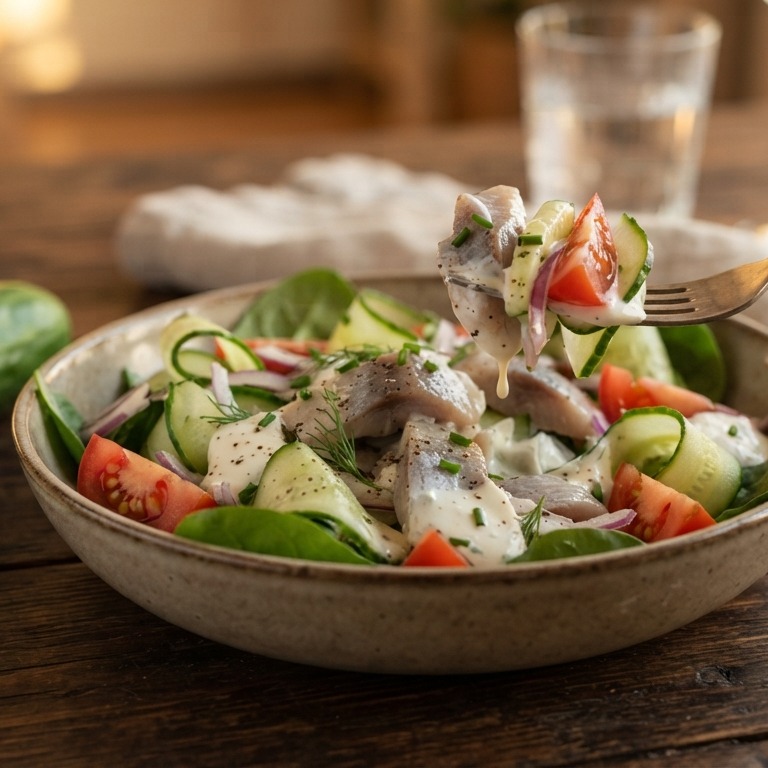 Haringsalade recept