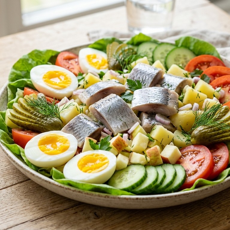 Haringsalade recept