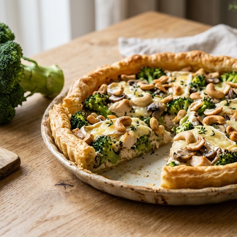 Hartige broccoli kiptaart recept