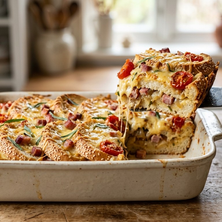 Hartige broodschotel recept