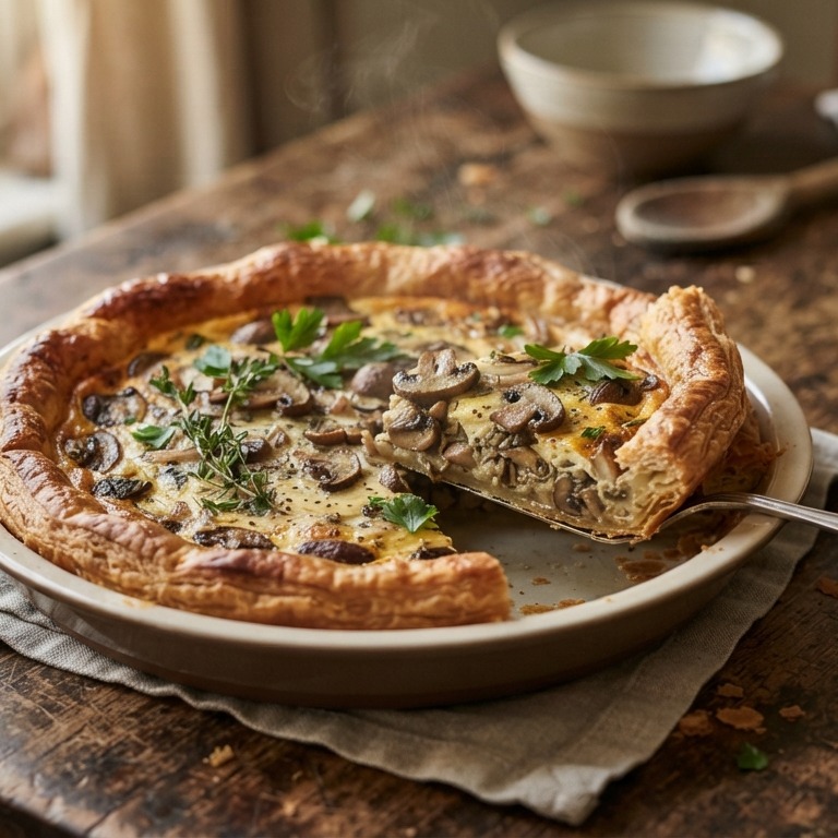 Hartige champignontaart recept