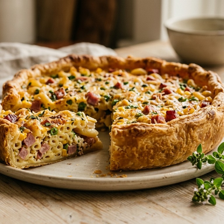 Hartige ham-kaastaart recept