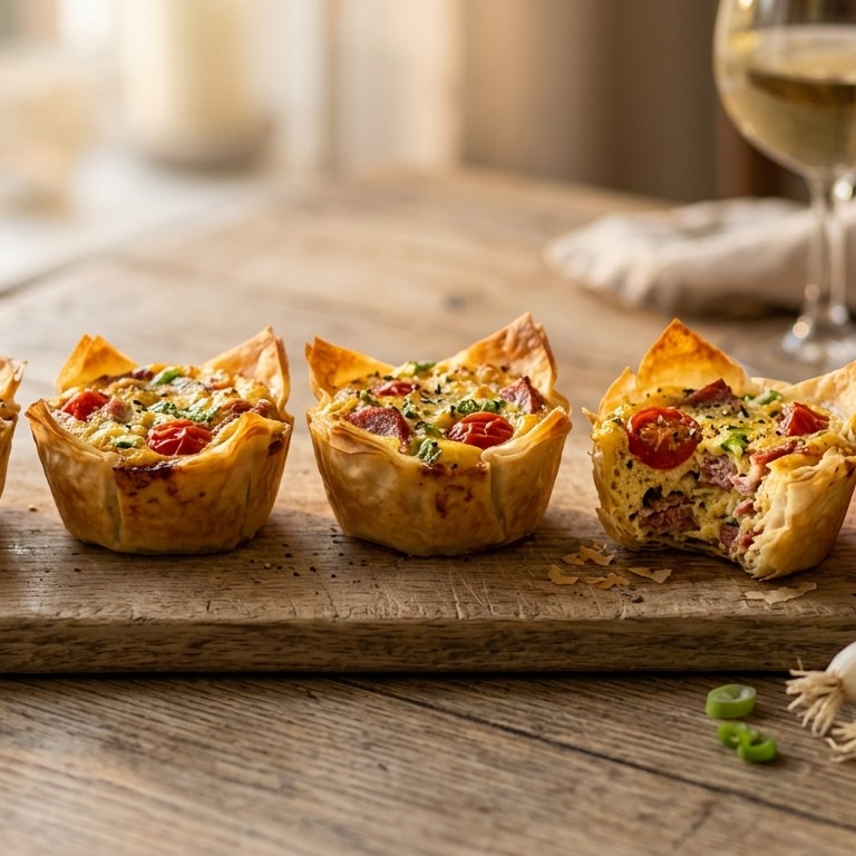 Hartige muffins met salami recept