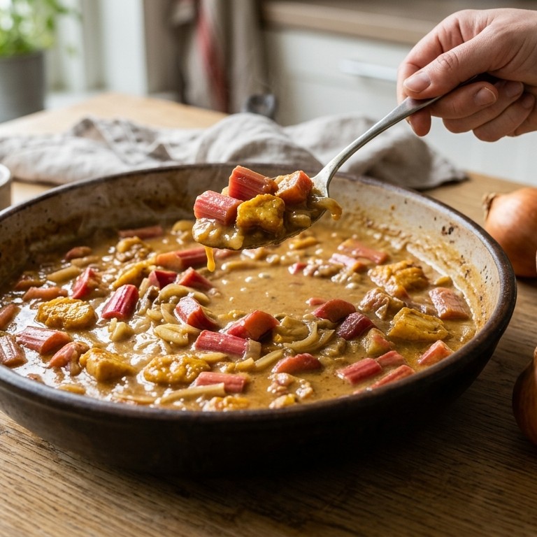 Hartige rabarber recept