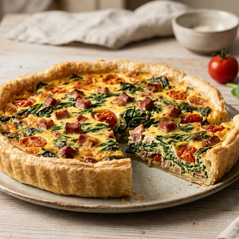 Hartige spinazietaart recept