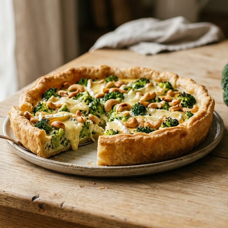 Hartige taart met broccoli recept