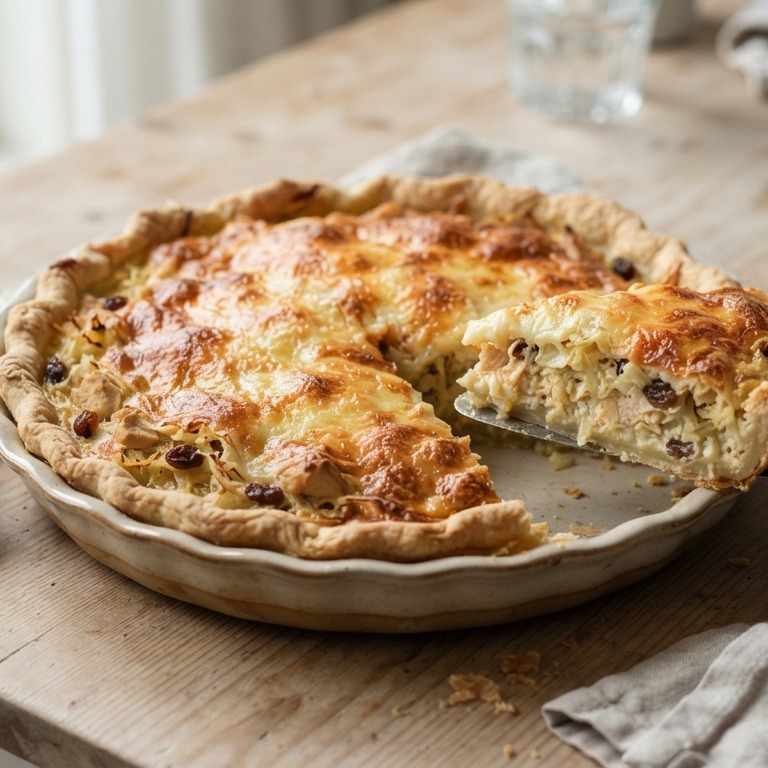 Hartige taart met witte kool recept