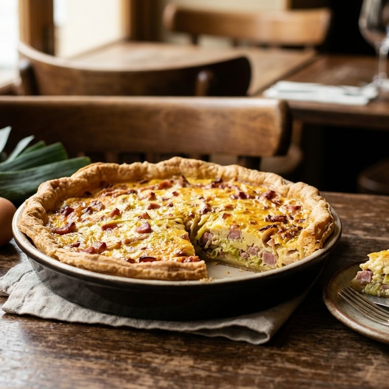 Hartige taart (quiche Lorraine) recept