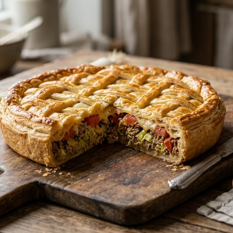 Hartige verrassingstaart recept