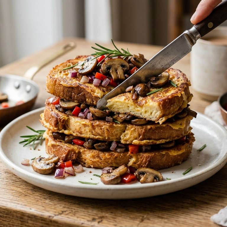 Hartige wentelteefjes recept