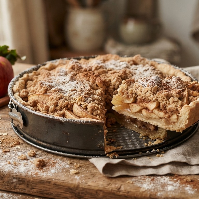 Havermout appeltaart recept