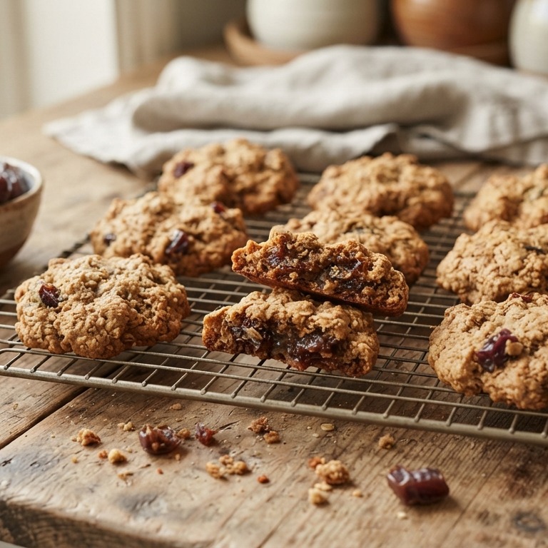 Havermout - Dadelkoekjes recept