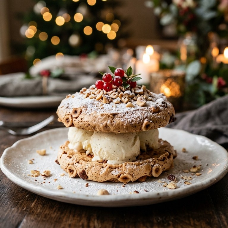 Hazelnootschuim met ijs recept