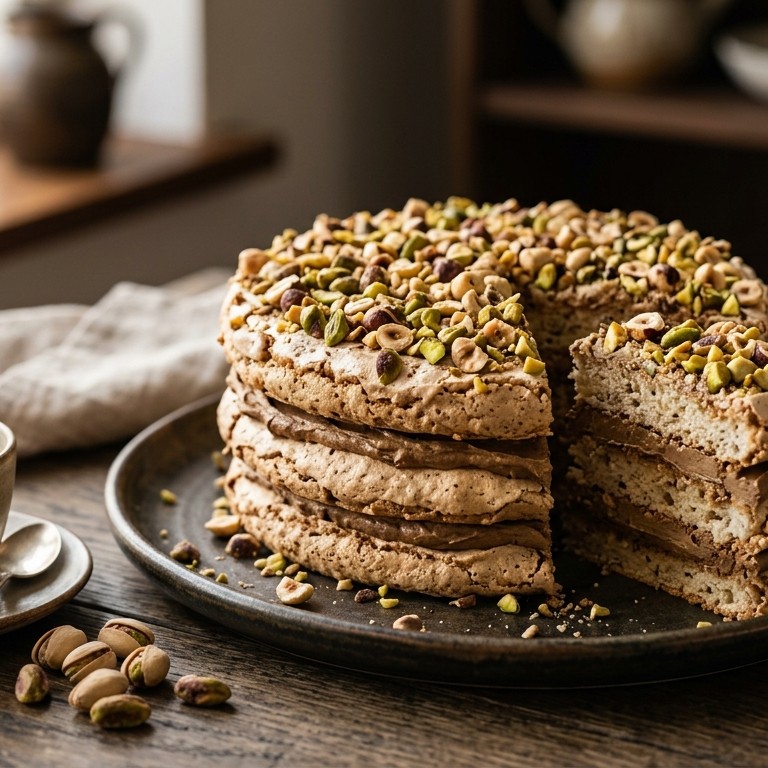 Hazelnootschuimtaart recept