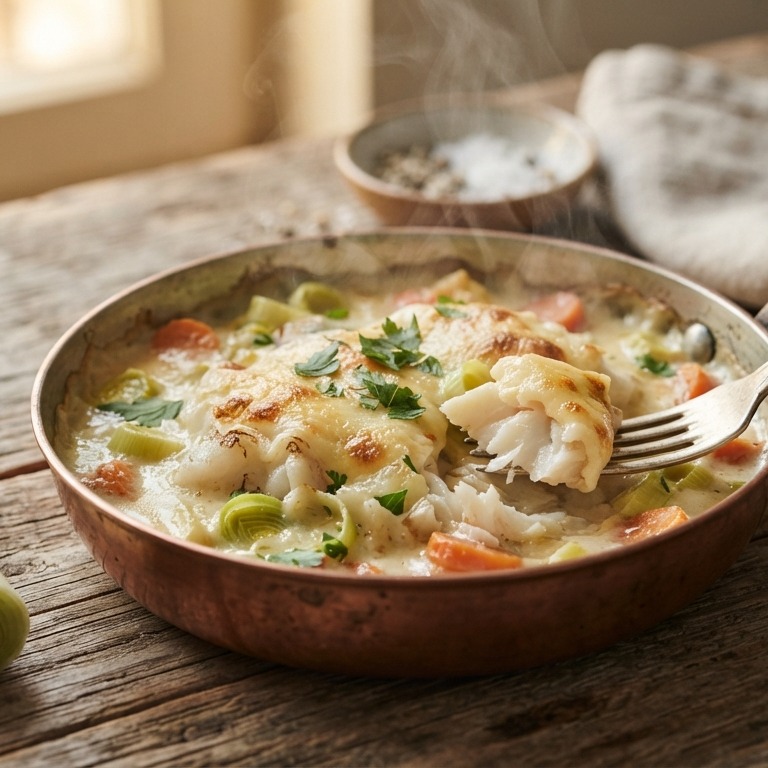 Heerlijk eenvoudig vispannetje recept