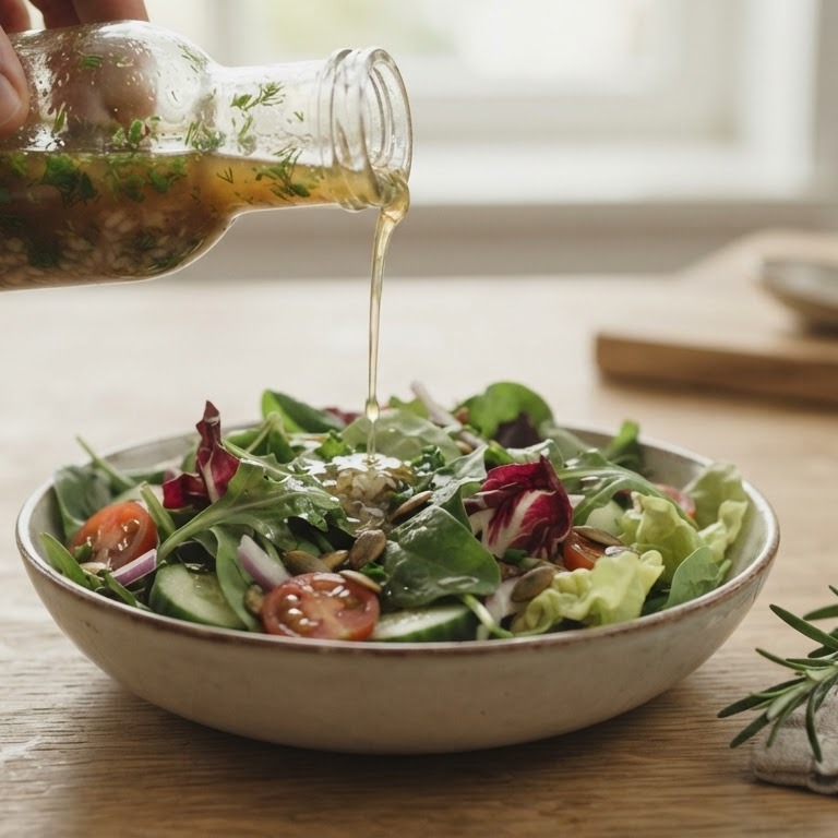 Heerlijke sladressing recept