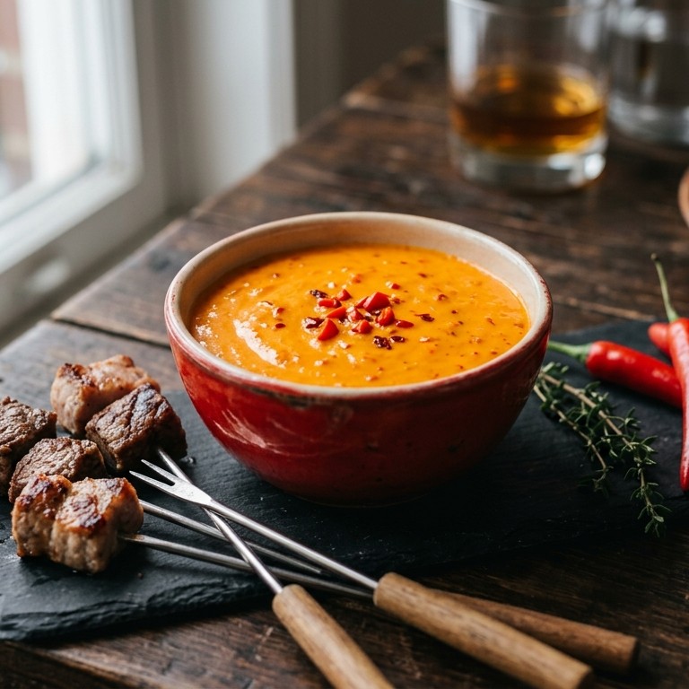 Heet fonduesausje recept