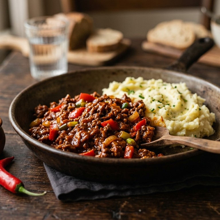 Heet gehakt recept