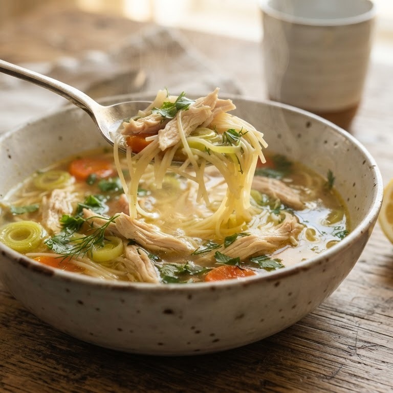 Heldere kippensoep recept