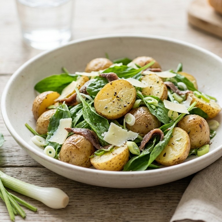 Hertshoornweegbree-salade recept