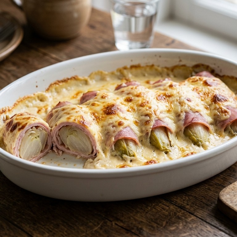 Hesperolletjes met witloof uit de microgolfoven recept