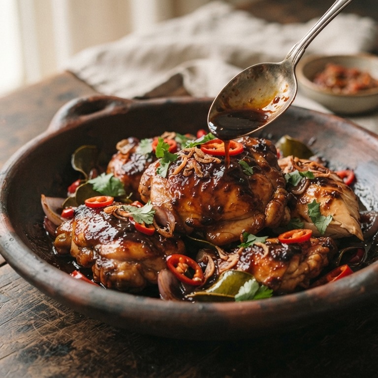 Hete kip (Indische) recept