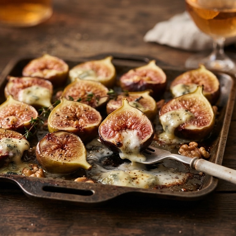 Hete vijgen met gorgonzola recept