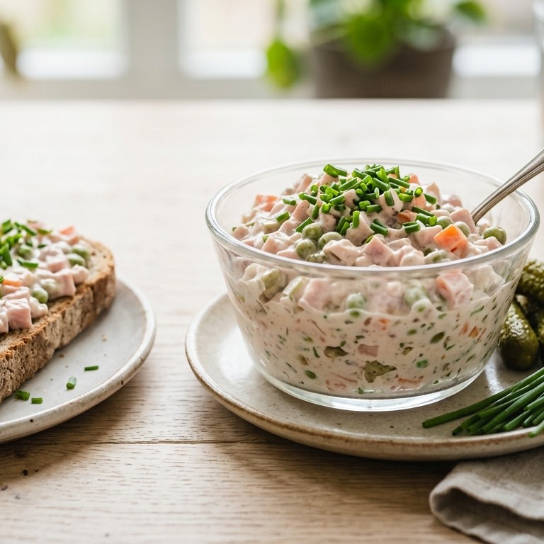 Home-made Vleessalade recept