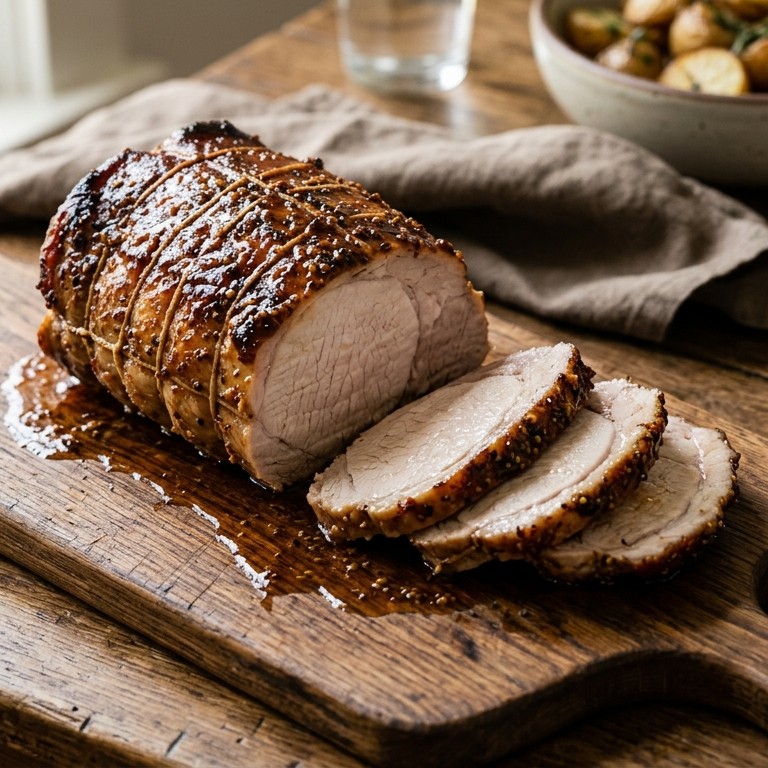 Honing=mosterd-rollade recept