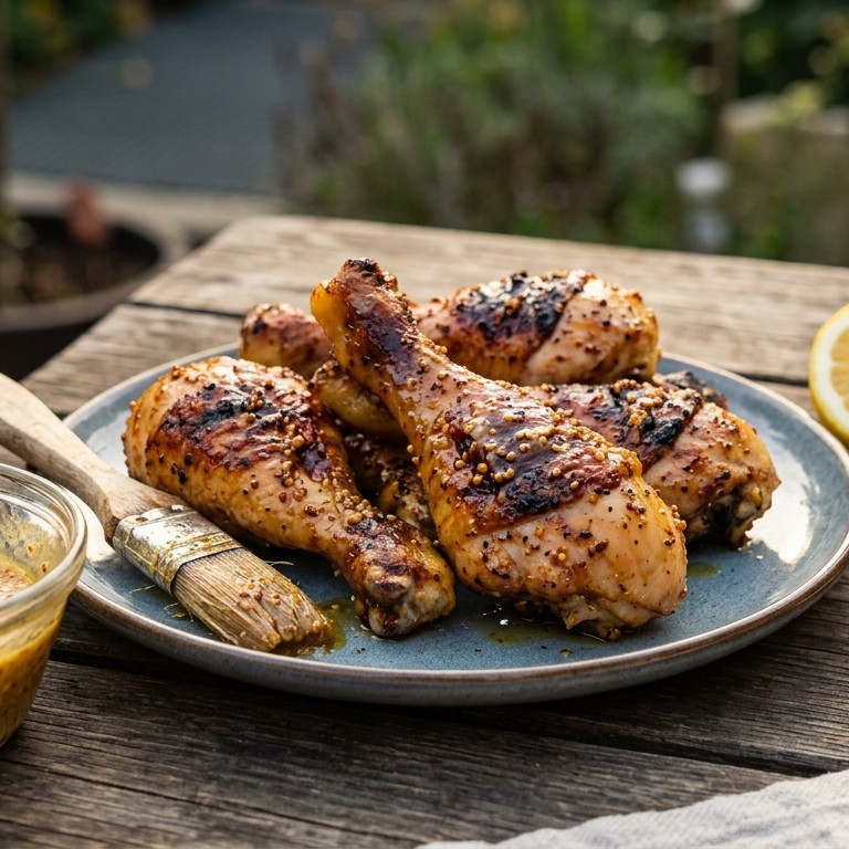 Honing-mosterdmarinade recept