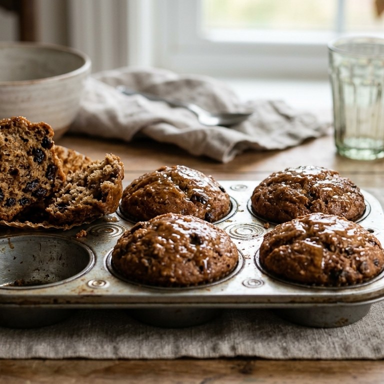 Honing muffins recept