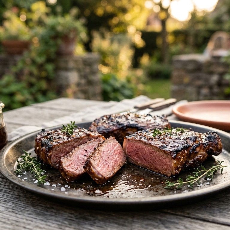 Honingsteaks recept
