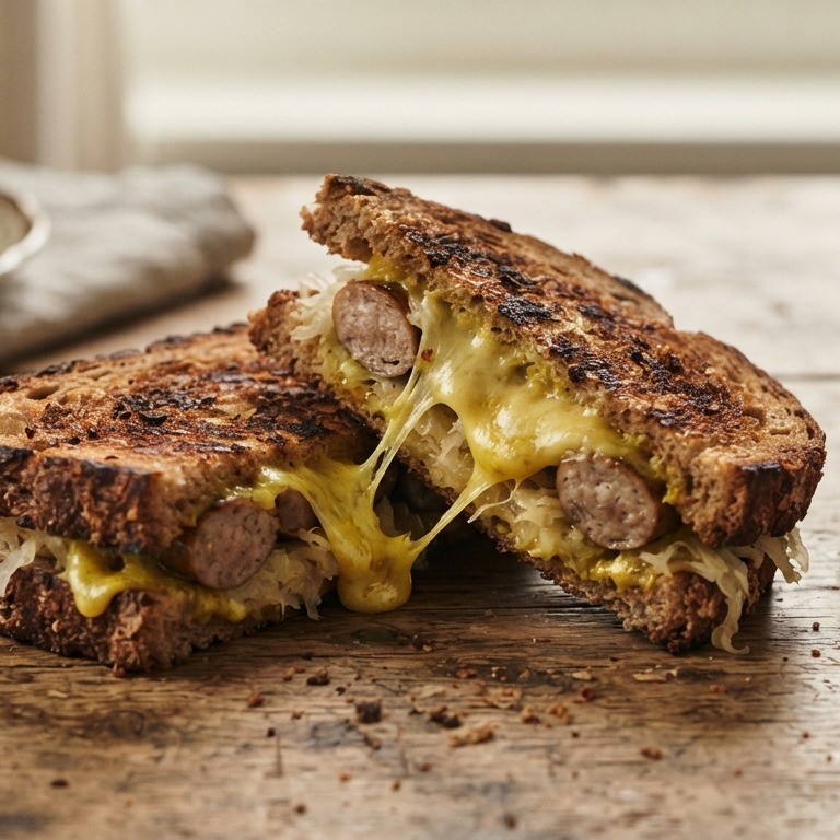 Hot dog tosti (eervolle vermelding op Life and Cooking) recept