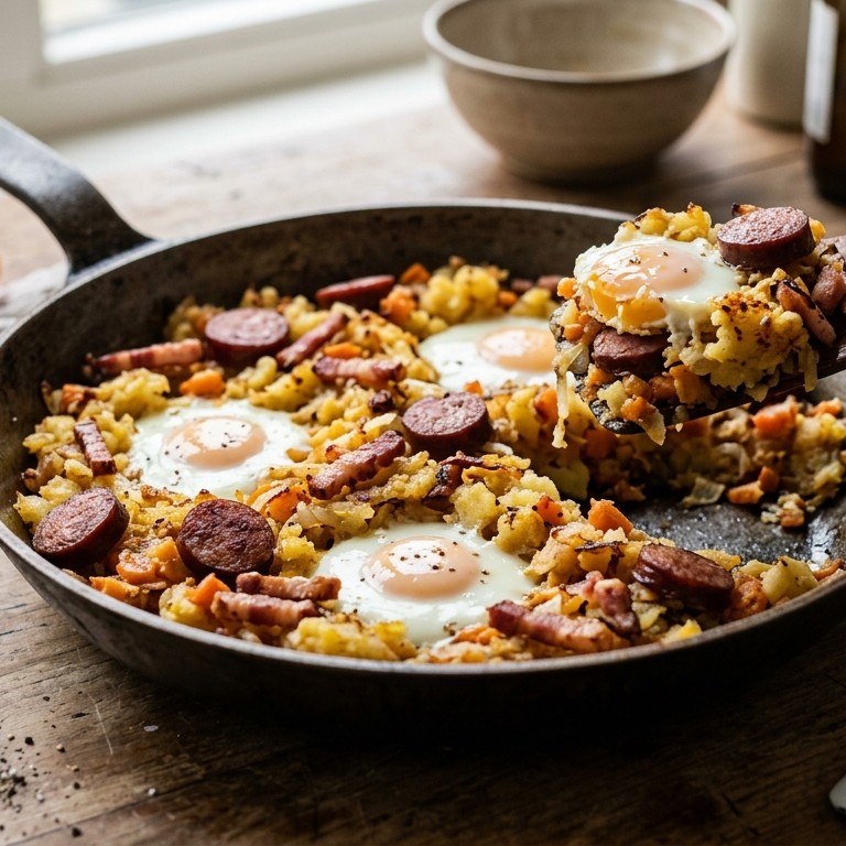 Hutspot uit de koekenpan recept