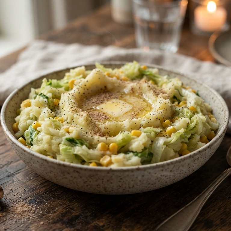 IJsbergslastamppot met maïs recept