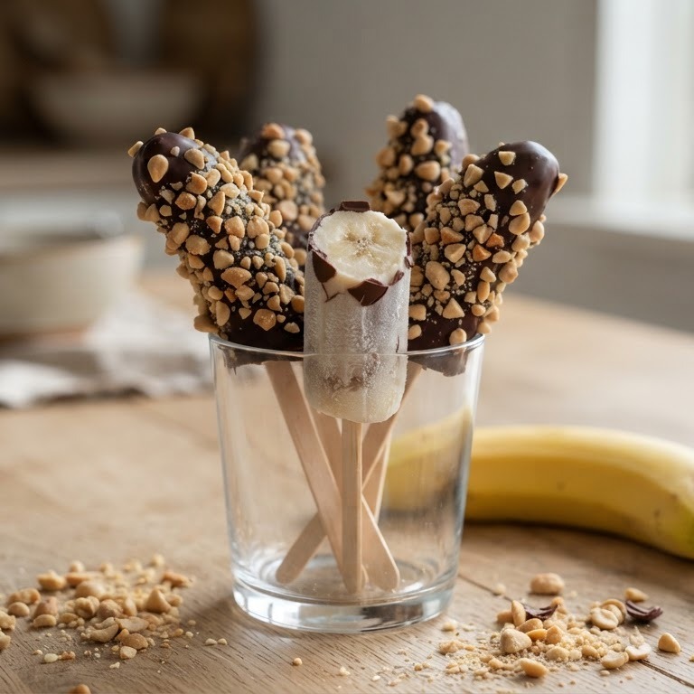 IJzige chocolade bananen recept