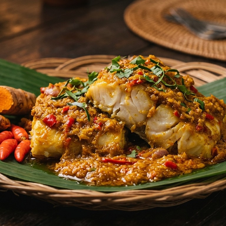 Ikan boemboe bali (hete kabeljauw) recept