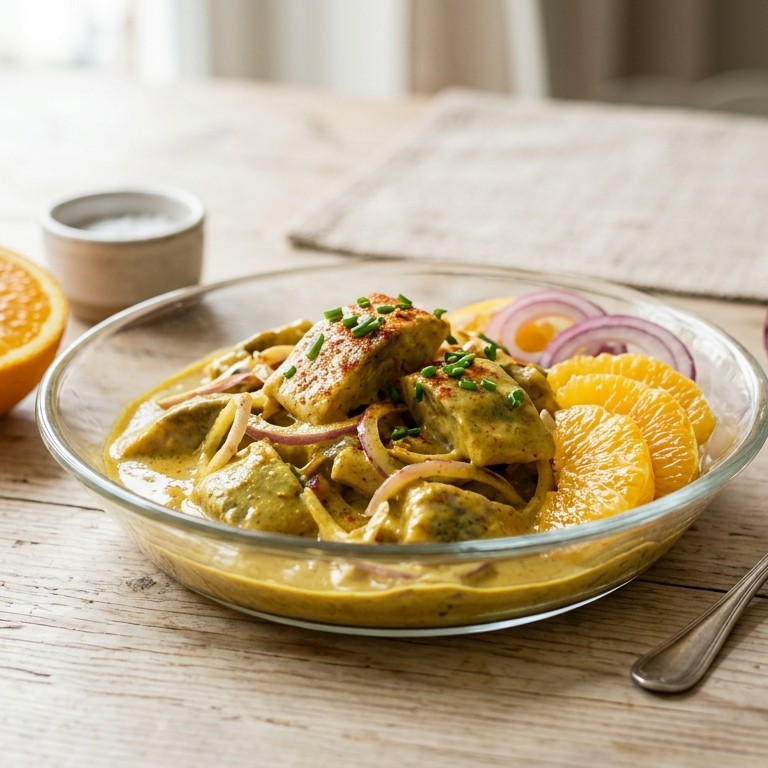 Ikan kerrie (scherp gekruiden zure haring) recept
