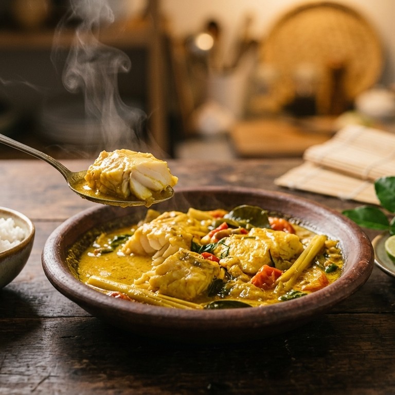Ikan Koening (gele vis) recept