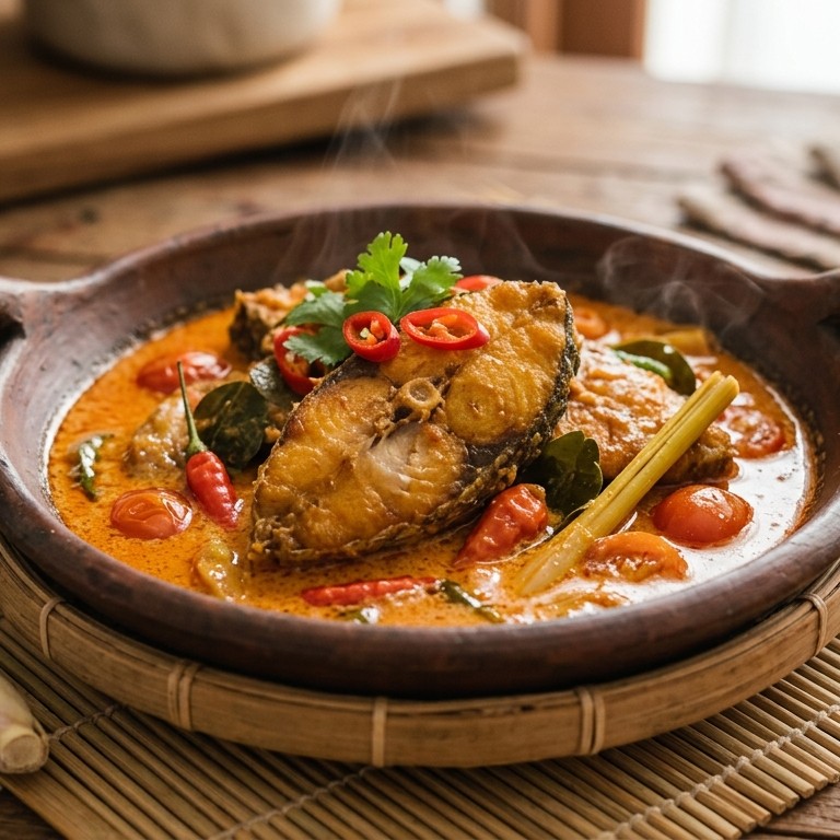 Ikan mangut lele (gefrituurde meerval kokossausje) recept