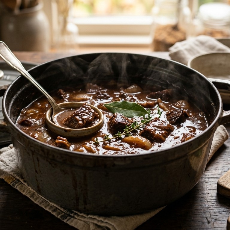 In bokbier gestoofd rundvlees recept