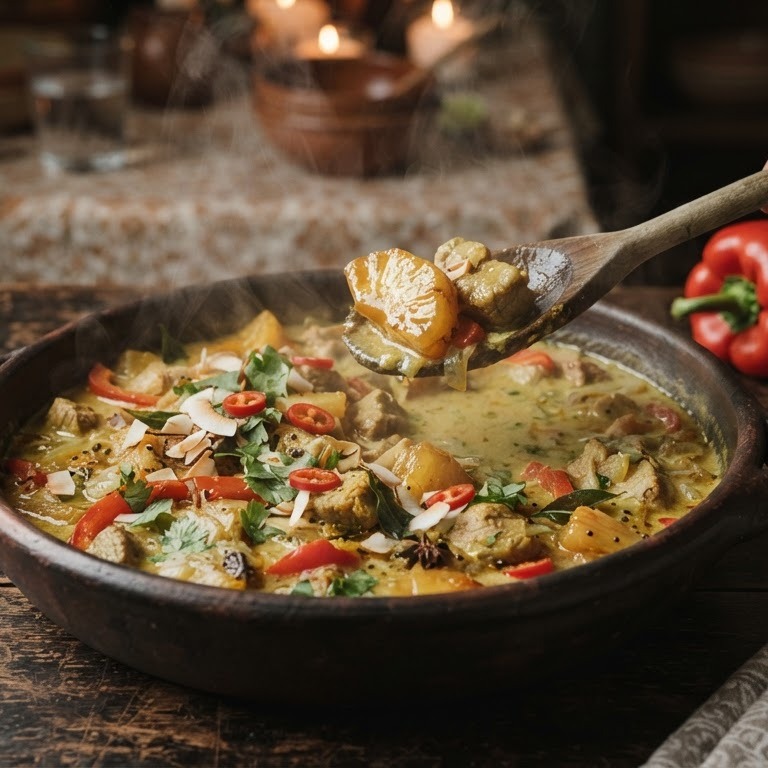 Indiaas ananas kokos stoofpotje recept