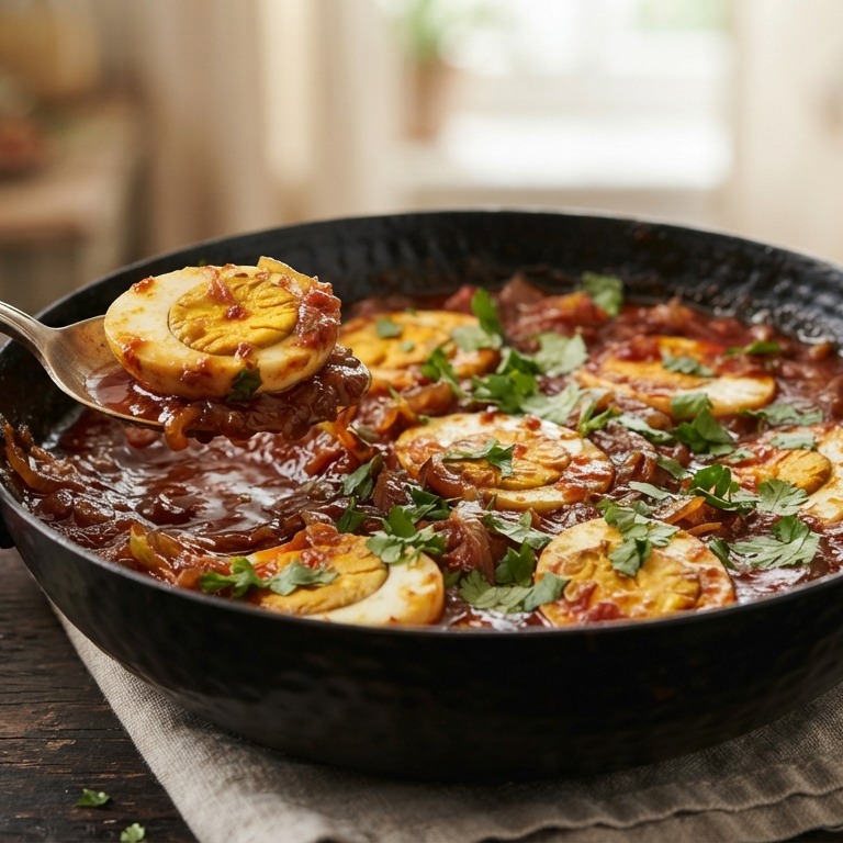 Indiase eiercurry recept