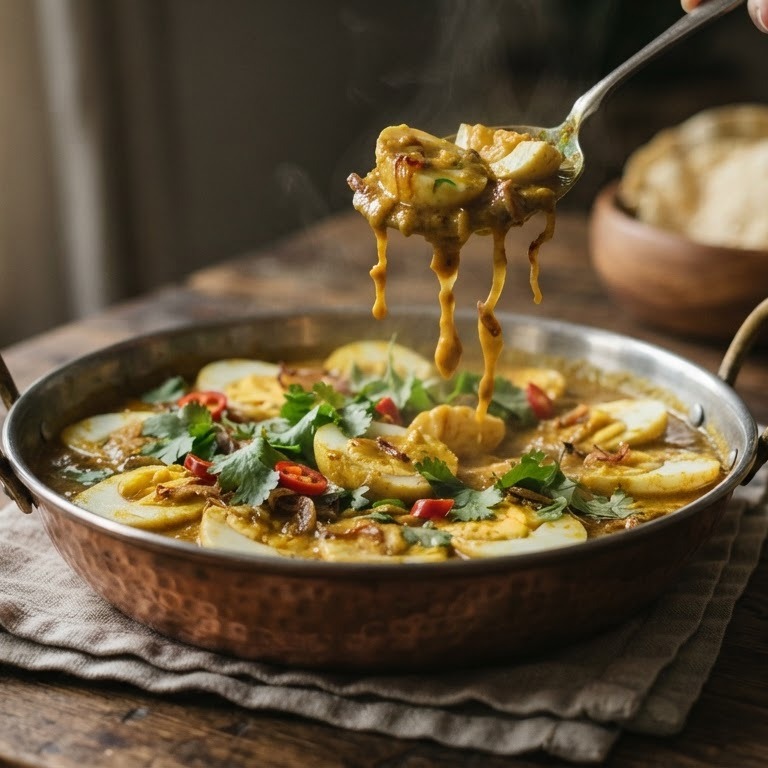 Indiase kerrie-eieren recept