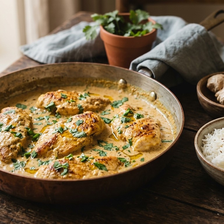 Indiase kipfilet in yoghurtsaus recept
