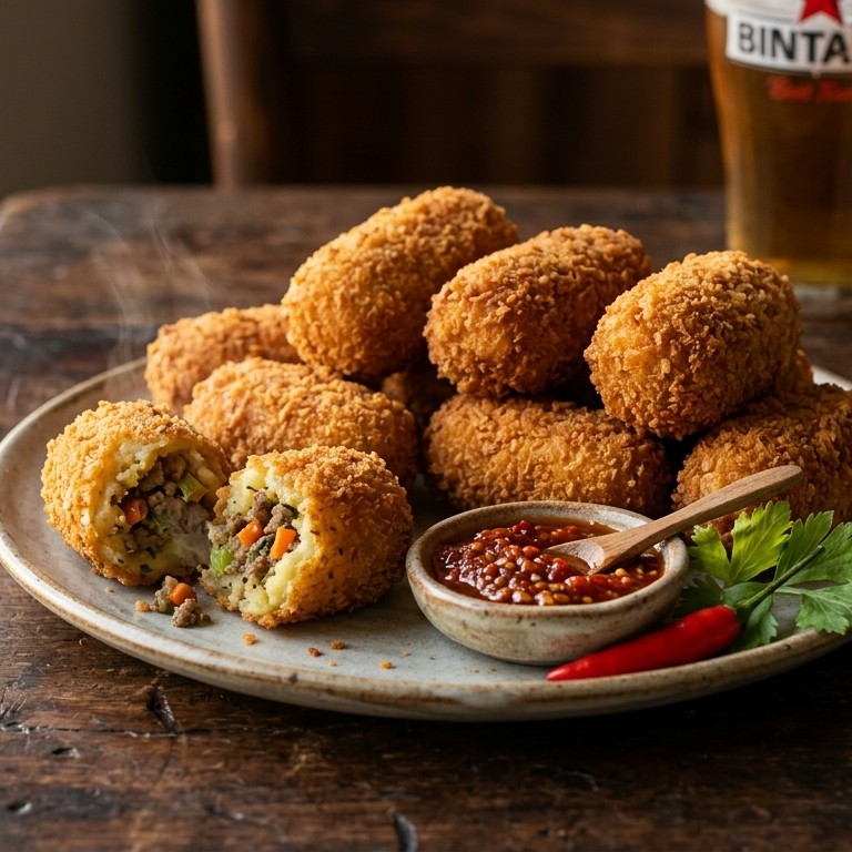 Indische aardappelkroketjes recept