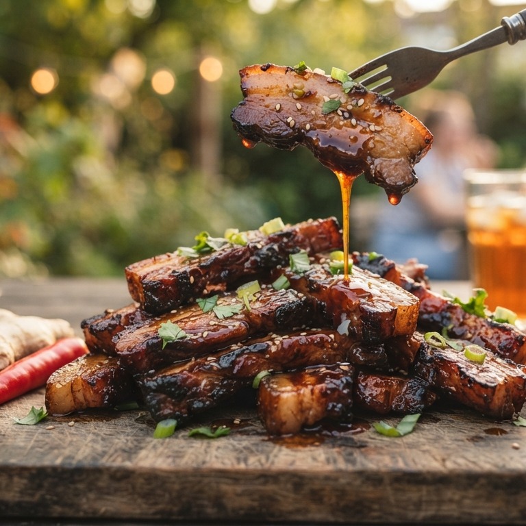 Indische BBQ speklapjes recept
