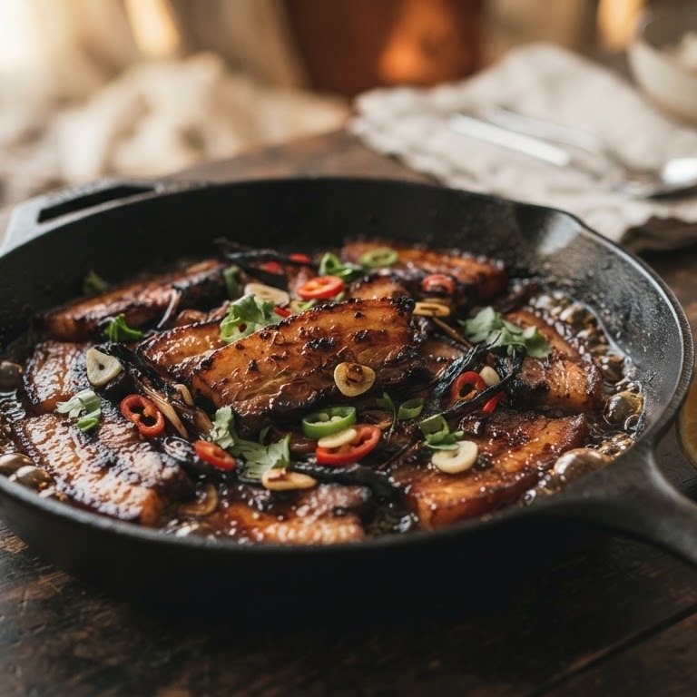 Indische gekruide speklapjes recept